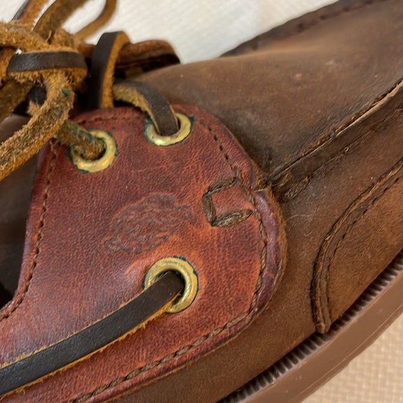 Dexter Brown Leather Loafer Slip Ons Size 7.5 Made in USA - Picture 10 of 12